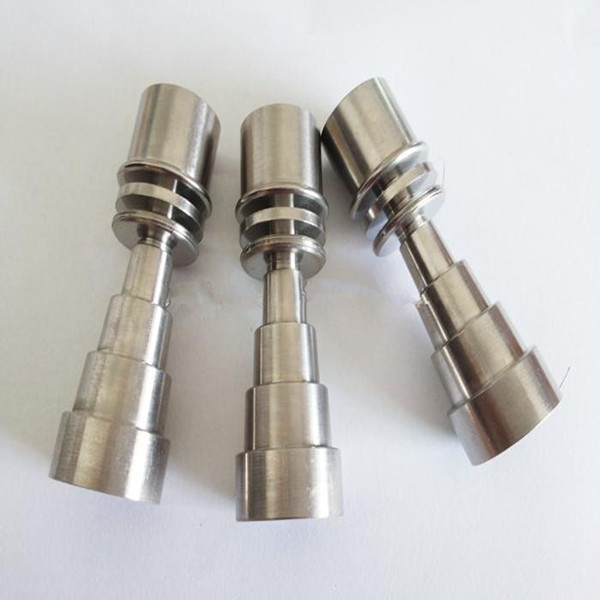  6 in 1 Domeless Titanium Nails with Male and Femal