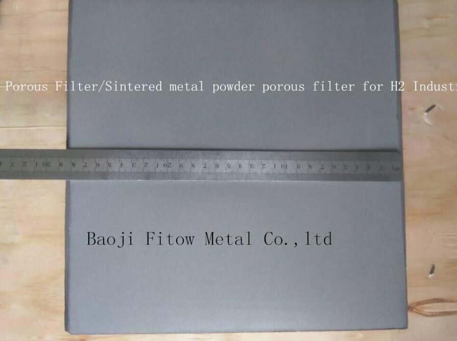 titanium Porous Filter plate for hydrogen H2