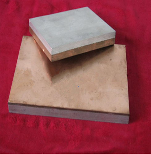 Aluminum copper composite cladding sheet
