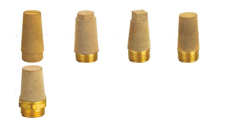 Sintered copper mufflers filters silencer
