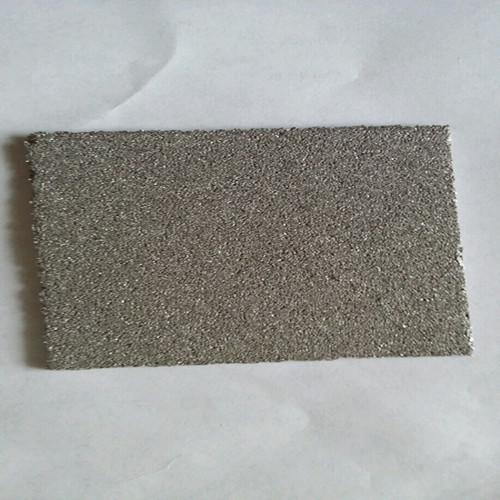 Porous stainless steel sintered plate