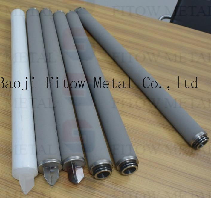 Sintered metal powder filter cartridge (stainless steel 316L) 