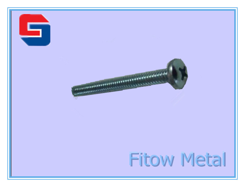 Titanium cross recessed pan head screw din7985